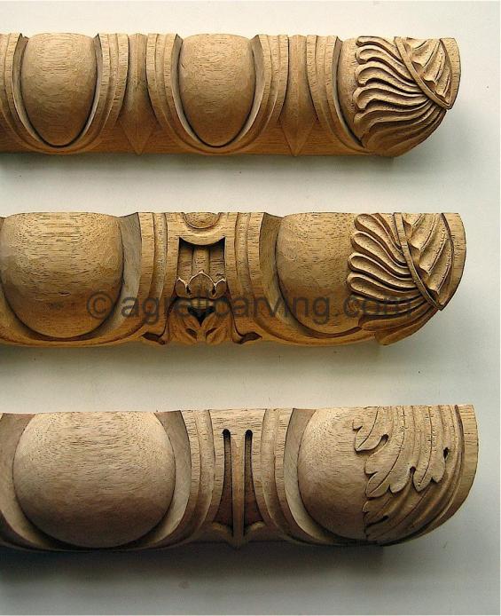 Ovolo Egg and dart Examples Mouldings Moldings Agrell woodcarving The